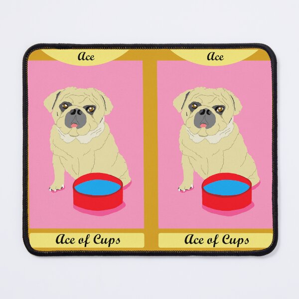Item preview, Dog Tarot Ace of Cups designed and sold by TiffinByLK.