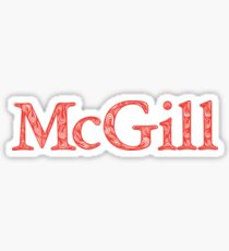 McGill University Sticker
