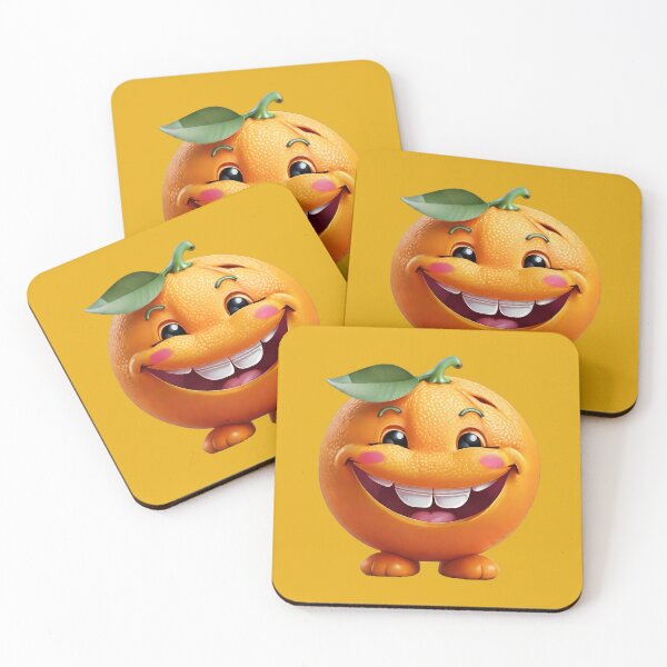 Item preview, a very happy orange designed and sold by aledfychan.