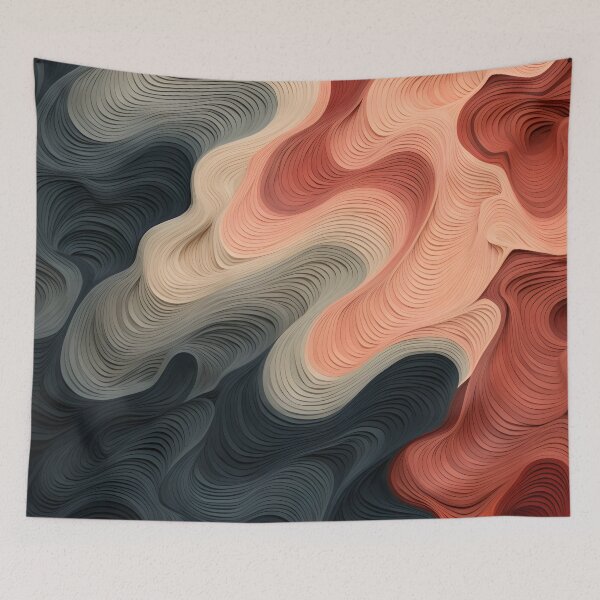 Item preview, Dynamic Abstract Wave Artwork designed and sold by VectorPlace.