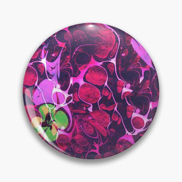 Item preview, marbling art red tulip drawing pattern designed and sold by melektesla.