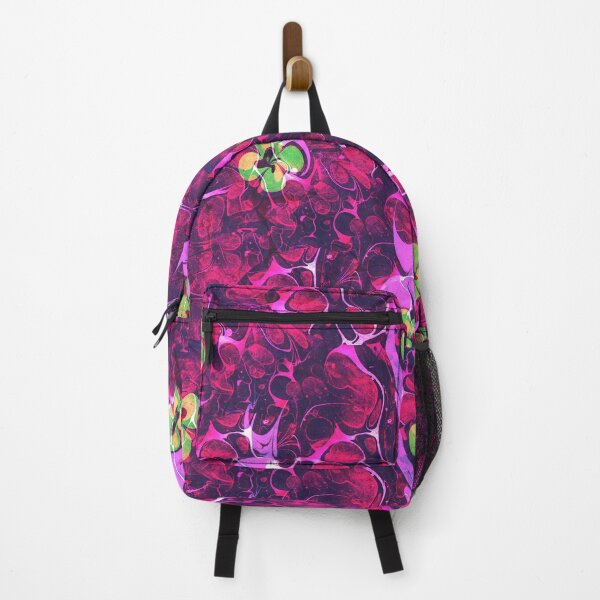 Item preview, marbling art red tulip drawing pattern designed and sold by melektesla.