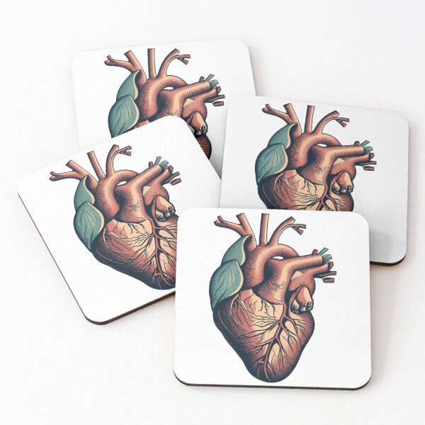 Item preview, Vintage Heart Human Anatomy designed and sold by sadedream.