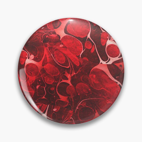 Item preview, marbling art red tulip drawing pattern designed and sold by melektesla.