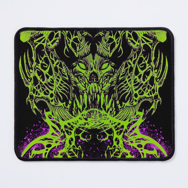 Item preview, SPIKY MONSTER SKULL BLUE designed and sold by Damyanoman_Art.