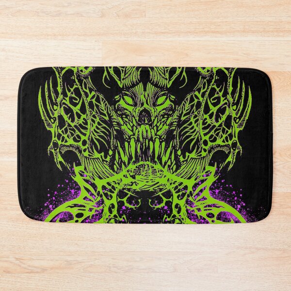 Item preview, SPIKY MONSTER SKULL BLUE designed and sold by Damyanoman_Art.