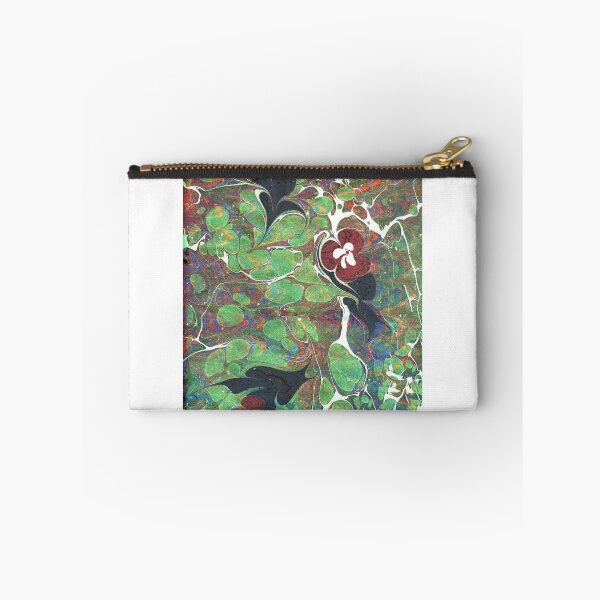 Item preview, marbling art red tulip drawing pattern designed and sold by melektesla.