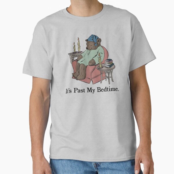 Vista previa del artículo con la obra «Ya pasó mi hora de dormir - Sleepy Bear», diseñado y vendido por teecloudshirts.
