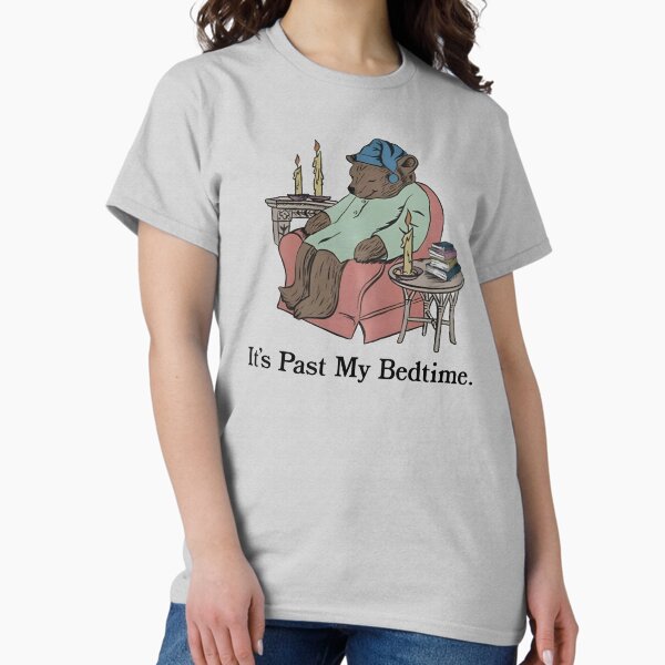 Vista previa del artículo con la obra «Ya pasó mi hora de dormir - Sleepy Bear», diseñado y vendido por teecloudshirts.