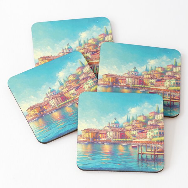 Item preview, Lake Como's Radiant Embrace designed and sold by Era-of-Traveler.