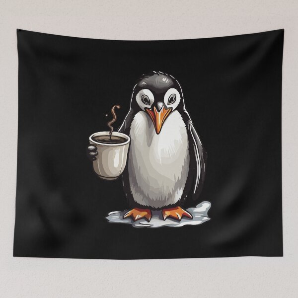 Item preview, Penguin Coffee designed and sold by Getup-clothing.