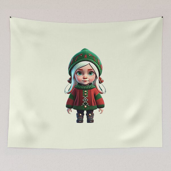Item preview, Blue-Haired Gnome Dwarf Girl #2 designed and sold by Pickmash.