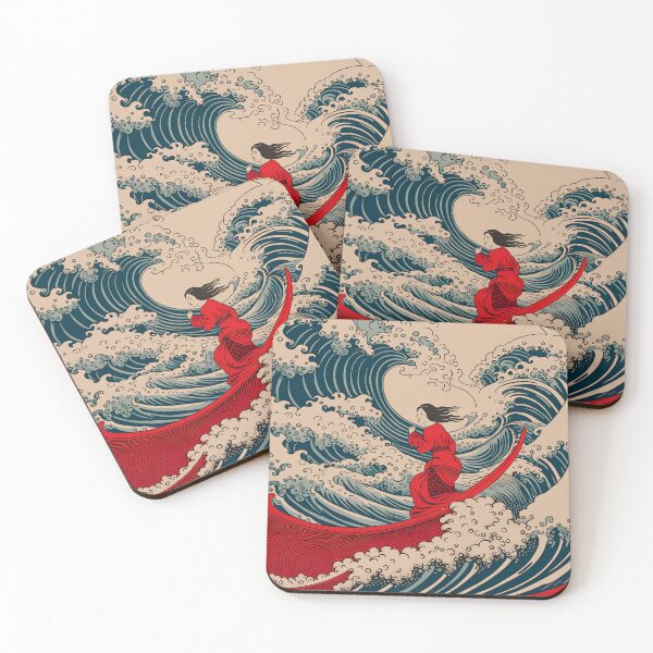 Item preview, Surfing the Crimson Wave designed and sold by GooGooPop.