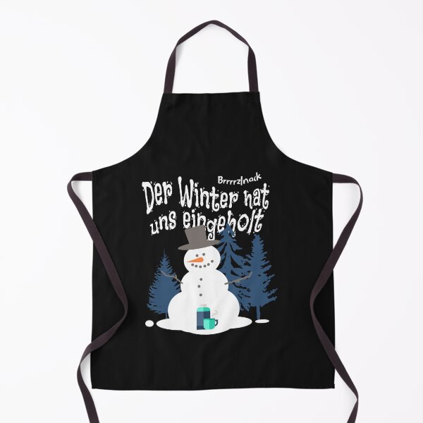 Item preview, Winter has caught up with us. Design with funny saying in German designed and sold by Pflugart.