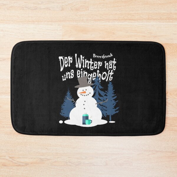 Item preview, Winter has caught up with us. Design with funny saying in German designed and sold by Pflugart.