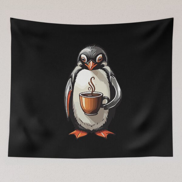 Item preview, Penguin Coffee designed and sold by Getup-clothing.