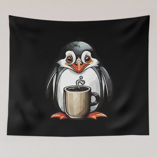 Item preview, Penguin Coffee designed and sold by Getup-clothing.