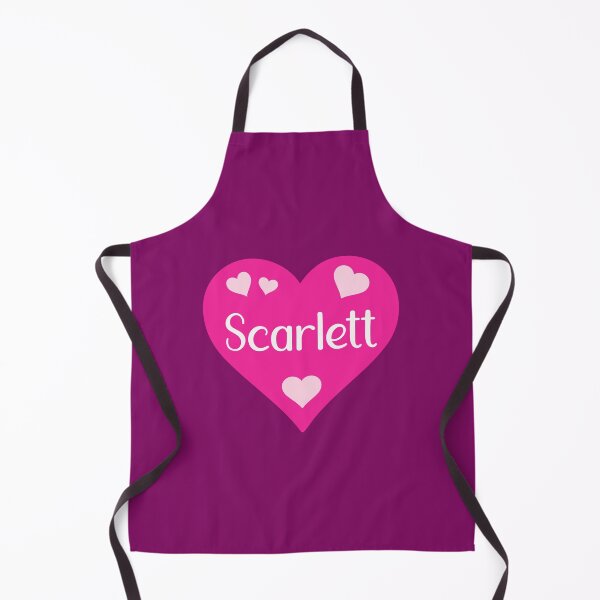 Item preview, Scarlett Name Pink Heart  designed and sold by Jeallan Designs.