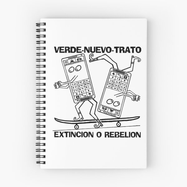 Item preview, VERDE NUEVO TRATO ~ EXTINCION O REBELION ~ TELEFONOS MOVIL ~ PATINAR ~ (V-8-41) designed and sold by RodeoMalibu.