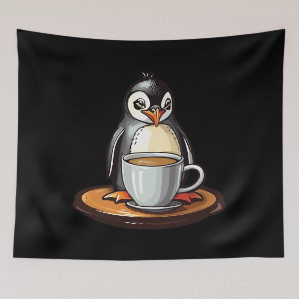 Item preview, Penguin Coffee designed and sold by Getup-clothing.