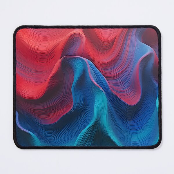 Item preview, Vibrant Blue and Red Wave Abstract designed and sold by VectorPlace.