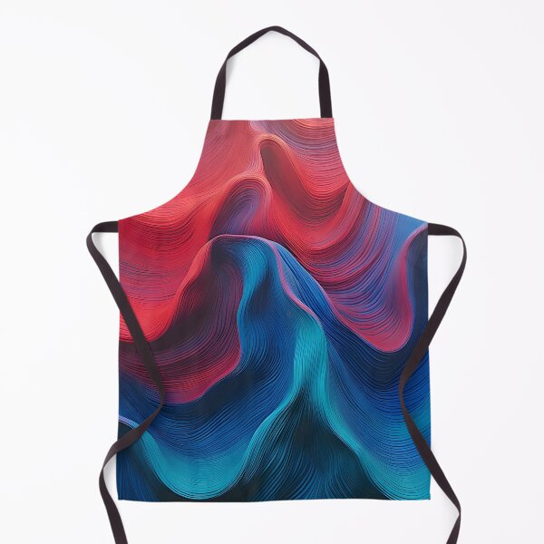 Item preview, Vibrant Blue and Red Wave Abstract designed and sold by VectorPlace.