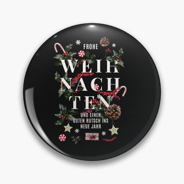Item preview, Merry Christmas and Happy New Year. Design with saying in German designed and sold by Pflugart.