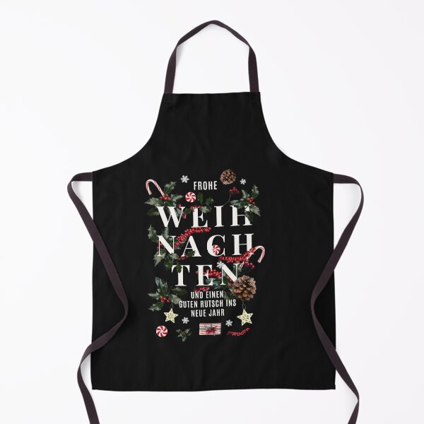 Artikelvorschau, Frohe Weihnachten und guten Rutsch ins neue Jahr. Design mit Spruch auf Deutsch entworfen und verkauft von Pflugart.