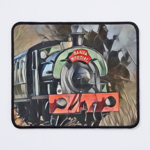 Item preview, Santa Train In Retro Pop designed and sold by Fearless-Fox.