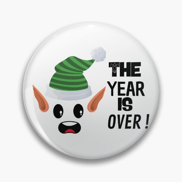 Item preview, the year is over!, Merry Christmas and Happy New Year designed and sold by Vistearte AM.