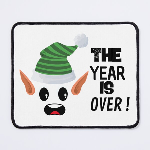 Item preview, the year is over!, Merry Christmas and Happy New Year designed and sold by Vistearte AM.
