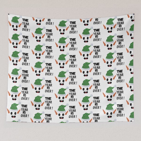 Item preview, the year is over!, Merry Christmas and Happy New Year designed and sold by Vistearte AM.