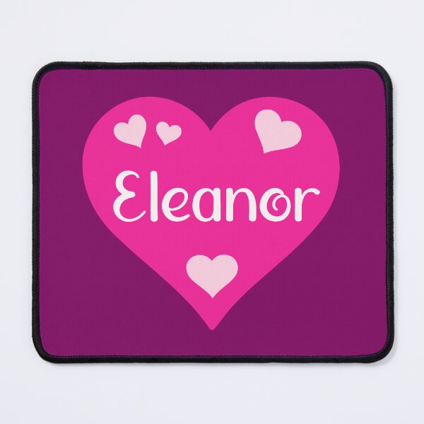 Item preview, Eleanor Name Pink Heart designed and sold by Jeallan Designs.