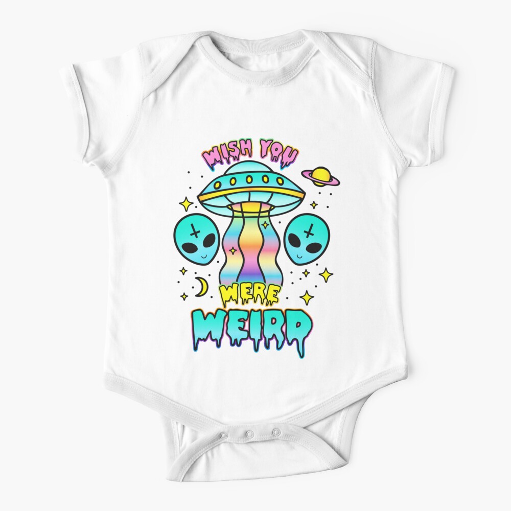 Wish You Were Weird Baby One-Piece