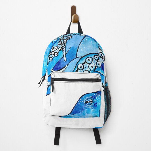 Item preview, Bright Blue Octopus designed and sold by LilPrintsShop.