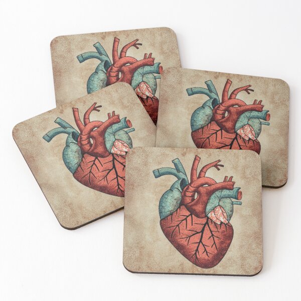 Item preview, Retro Vintage Heart Human Anatomy designed and sold by sadedream.