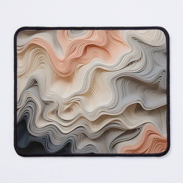 Item preview, Elegant Peach and Gray Wave Texture designed and sold by VectorPlace.