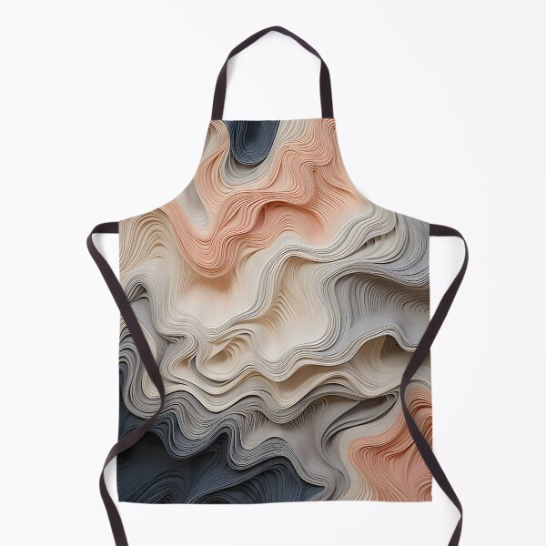 Item preview, Elegant Peach and Gray Wave Texture designed and sold by VectorPlace.