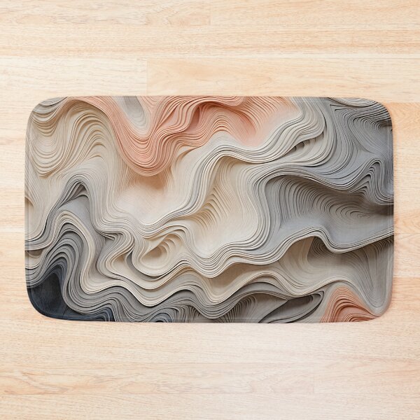Item preview, Elegant Peach and Gray Wave Texture designed and sold by VectorPlace.