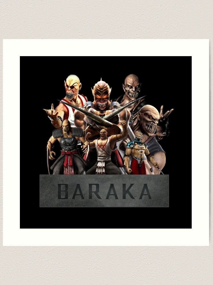 Mortal Kombat - Baraka Art Board Print for Sale by MammothTank