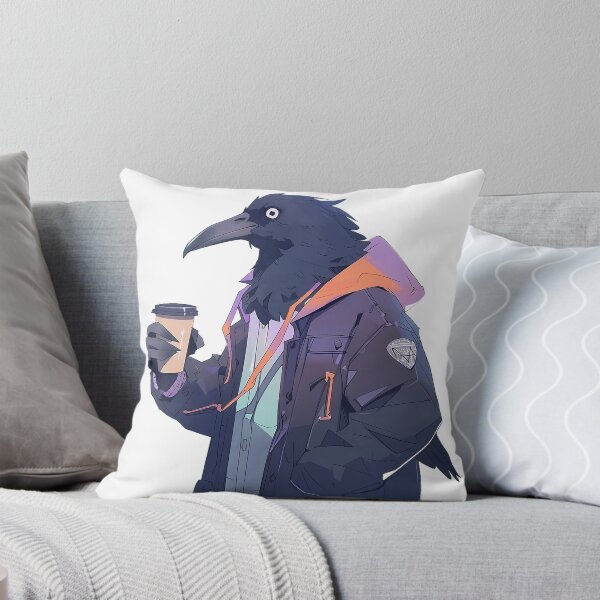 Item preview, Cawfee crow in jacket designed and sold by Remek-Design.