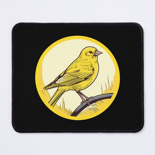Item preview, yellow Canary  in a circular shape designed and sold by submoro.