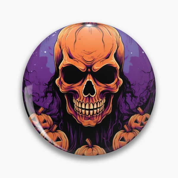 Item preview, Pumpkin skull designed and sold by kuzzaco.