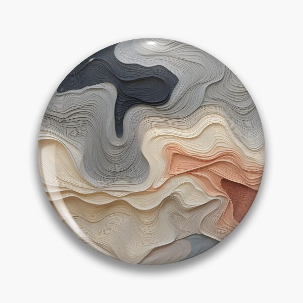 Item preview, Abstract Black, Beige, and Coral Wave Design designed and sold by VectorPlace.