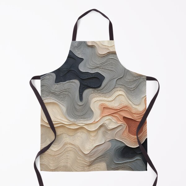 Item preview, Abstract Black, Beige, and Coral Wave Design designed and sold by VectorPlace.