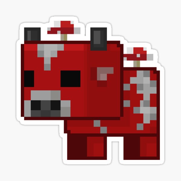 Vista previa del artículo con la obra «Tiny Mooshroom sticker», diseñado y vendido por Giovanni Brandi.