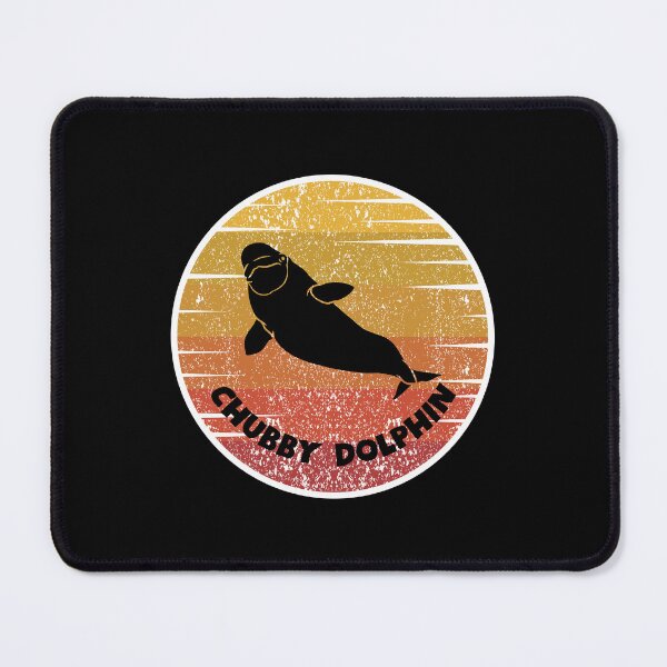 Item preview, Belugas Are Chubby Dolphins Retro Illustration designed and sold by kuremureDesign.