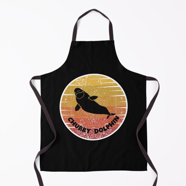 Item preview, Belugas Are Chubby Dolphins Retro Illustration designed and sold by kuremureDesign.