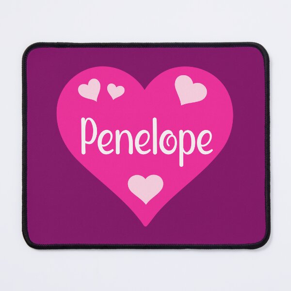 Item preview, Penelope Name Pink Heart  designed and sold by Jeallan Designs.