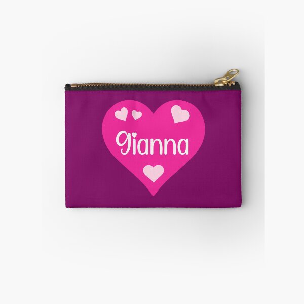Item preview, Gianna Name Pink Heart  designed and sold by Jeallan Designs.